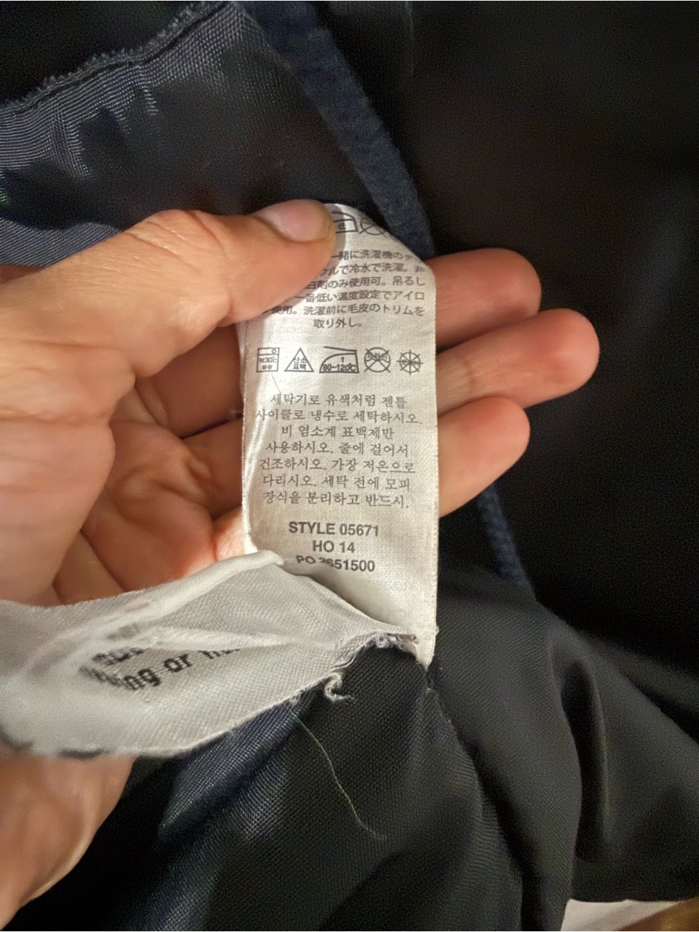 J. Crew jacket Hooded Parka in midnight Navy blue - Picture 15 of 16
